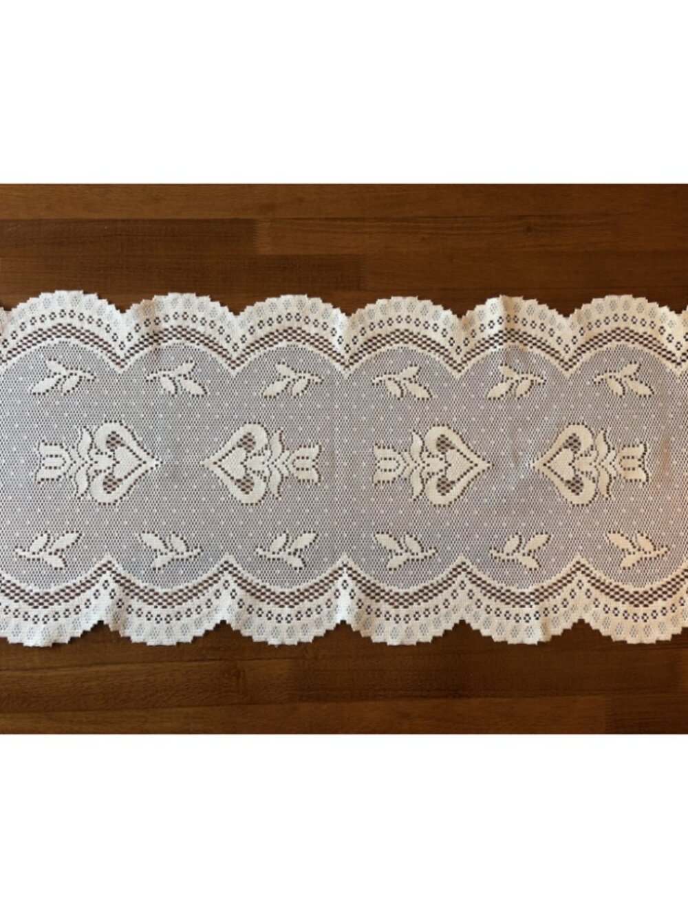 Vintage lace table runner